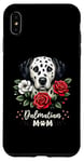 Coque pour iPhone XS Max Roses Flowers Dalmatian Mom Dalmatians Dal Dally Dog