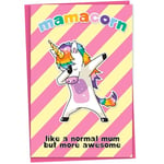 Mum Birthday Card, Mamacorn Birthday Card for Mum, Mothers Day Card, New Mum Unicorn Themed Greeting Card for Mothers, Card for Expectant Mothers, Baby Shower Card, Mother-in-Law Card, Stepmum Card