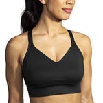 BROOKS 350082001 Drive Interlace Run Bra Sports Bra Femme Black Taille 030FF