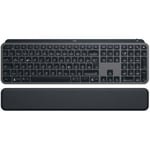 Tangentbord - LOGITECH - MX Keys S Plus - Grafit - Bluetooth - Bakgrundsbelyst - QWERTZ