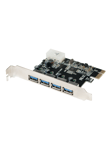 LogiLink USB 3.0 4-Port PCI Express Card