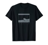 Pig on the beach watching the horizon. Minimalist art T-Shirt