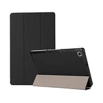 Étui Cool pour Lenovo Tab M10 HD 2e Gen (TB-X306) Simili-Cuir Lisse Noir 10,1 Pouce