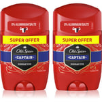 Old Spice Captain Deodorant Stick til mænd 2x50 ml