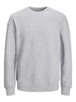 JACK&JONES PLUS Jjebradley Sweat Crew Noos Pls Maillot de survêtement, Gris Clair chiné, 6XL Homme