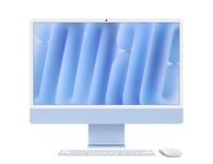 Apple iMac 24" (October 2024)  4.5K Retina display  M4 chip 10CPU/10GPU  16GB RAM  512GB SSD  Blue