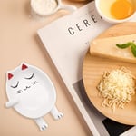 Repose-cuillère pour la cuisine, porte-cuillère en céramique pour chat mignon pour la cuisine, le comptoir, la cuisinière, le porte-ustensiles, le