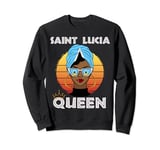 Saint Lucia, Saint Lucian Flag, Saint Lucian Women St Lucia Sweatshirt