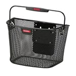 KLICKfix Feinma mini basket bicycle bag. Black handlebar basket, 20 x 29 19 cm, TU