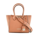 Love Moschino Women jc4109pp1i Handbag, Camel, 25X23X18