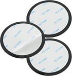 3 Pack 8CM Disques de Fixation Adhésifs pour Tableau de Bord,Support à Ventouse avec a Adhésif Résistant à la Chaleur Accessoire Universel pour Coiture Support GPS Voiture pour Tableau de Bord(Q14)