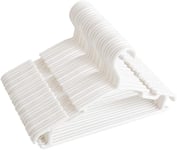 NORTHERN BROTHERS Baby Hangers, 40Pack Baby Coat Hangers White Plastic Clothes