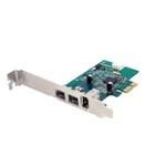 StarTech.com 3 Port 2b 1a 1394 PCI Express FireWire Card Adapter - 1394 FW PCIe 