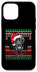 iPhone 12 mini Black Lab Labrador Christmas Dog Owner Ugly Sweater Funny Case