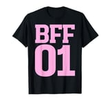 BFF 01 Best Friends Love Matching Bestie Friendship Day Tees T-Shirt