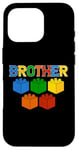 Coque pour iPhone 16 Pro T-shirt humoristique Brother Master Builder Bricks Blocks