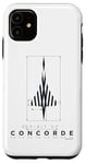 Coque pour iPhone 11 Spirit Of Concorde Avion Dimensions Art