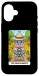 iPhone 16 Baby Pgymy Hippo Tarot Card The Park Ranger Hippopotamus Case