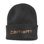 Carhartt Beanie Cap Acrylic Watch Winter Hat Logo Black