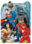 STAR CUTOUTS SC886 Life Size Cut Out Justice League Stand-in 135cm Tall 96 Wide, Multicolour