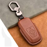 HJPOQZ Étui à clés en Cuir de Voiture, adapté pour Ford Fusion Mondeo Mustang Edge Expedition Explorer F-150 F-250 F-350 2018 2019