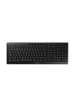 Cherry STREAM KEYBOARD WIRELESS - Tastatur - Tjekkisk - Sort