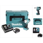 Makita - dtd 156 RM1J Clé à choc sans fil 18V 155Nm + 1x batterie 4,0Ah + chargeur + Makpac