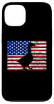 Coque pour iPhone 13 Goose Vintage Farm Animal Patriotic Farmer