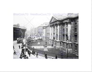 Wee Blue Coo Vintage Architectural Cityscape Trinity College Dublin Wall Art Print