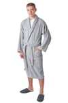 Towel Bath Robe Mens Dressing Gown 100% Cotton