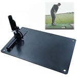 Amy Sport Plaque d'entraînement de Golf, support de bâton d'alignement en métal Durable, Accessoire de Golf (1 Paquet Standard)