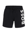 Boss Mens Octopus Swim Shorts in Black - Size X-Small