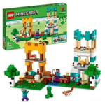 LEGO Minecraft 21249 La Boîte de Construction 4.0, Jouets 2-en-1 avec Figurin...