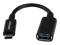 Startech.com usb-c to usb-a adapter cable - m/f - 6in - usb 3.0