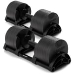 Hammer Sport Smartlock dumbbell set 64 kg, 2x32 kg (Par), Justerbara hantlar