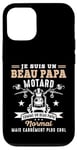 Coque pour iPhone 12/12 Pro Motard Beau Papa Moto Humour idée Cadeau Motorcycle Retraite