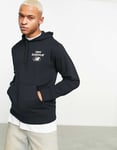 New Balance Mens Essentials hoodie in black - Size Small