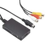 S-video till HDMI-konverterare AV till HDMI-adapter RCA-konverterare Stödjer 1080p