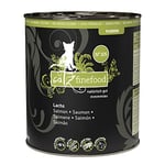 catz finefood Purrrr Saumon Monoprotéine Nourriture pour Chat N°105 Nourriture Humide pour Chats sensibles à la Nutrition 6 x 750 g