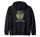 Raisin' Hell With The Hippies & The Cowboys Zip Hoodie