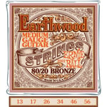 Ernie Ball EB-2002 Earthwood Medium -akustisen kitaran kielet, 3 kpl paketti