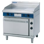 Blue Seal Evolution LPG Gas 1/3 Ribbed Chrome Griddle Electric Static Oven Nat Gas GPE506/L