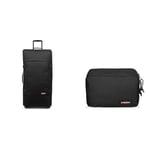 EASTPAK Sac VOY.TRANVERZ L Cadenas TSA Black & Mavis Trousse de Toilette, 62 cm, 6 L, Black (Noir)