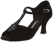 Diamant 010-060-101 Chaussures de Danse pour Femme-Standard et Latin Salon, Noir, 37 1/3 EU