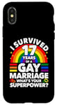 iPhone X/XS 17th Wedding Anniversary 17 Years Gay Marriage Husband Case