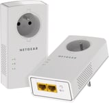 PLP2000-100FRS, CPL 2000 Mbps avec 2 Ports Ethernet, Prise CPL Fibre idéal pour avoir internet partout dans la maison et profiter du service Multi-TV, compatible avec toutes les box internet