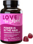 Love and Be Loved | Gummies Pousse Des Cheveux “Power Is in the Hair” | 60 Gomme