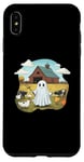 iPhone XS Max Funny Ghost Farmer Halloween Barnyard Farm Animal Cute Ghost Case