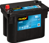 FULMEN - Batterie voiture Start & Stop 12V 50AH 800A (n°FK508) - Réf. 404644