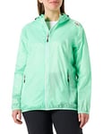 CMP - Veste femme avec capuche anti-pluie, menthe, XL